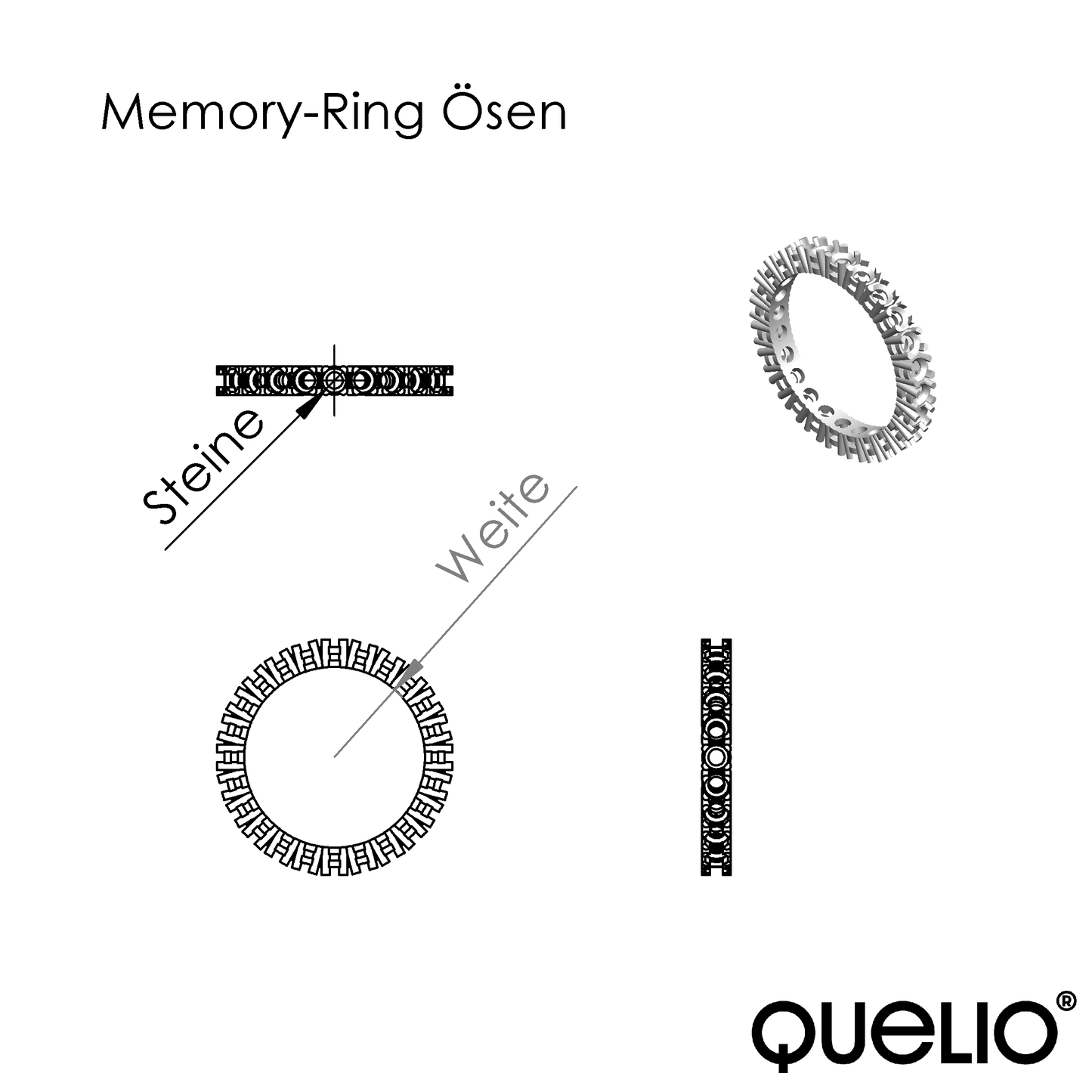 Memory-Ring Oesen