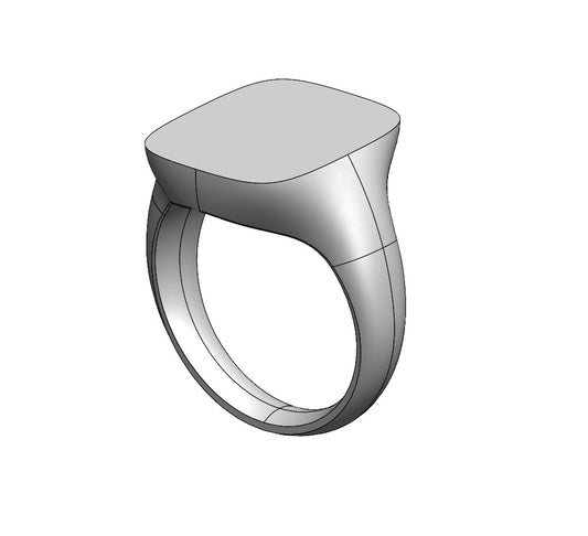 Siegelring antikoval tailliert