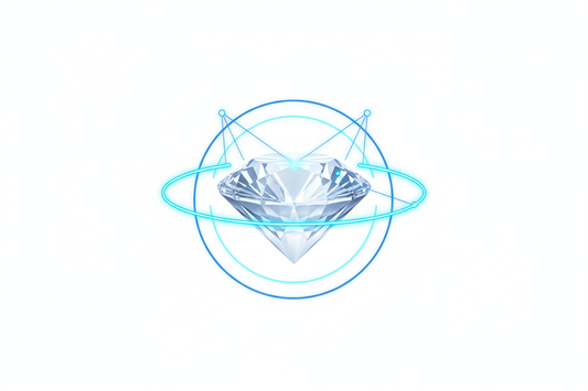 3D-Scannen von einem Edelstein. Bitte ein Icon für das Produkt