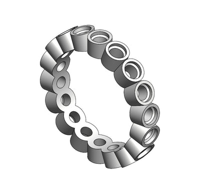 Memory-Ring zylindrische Fassungen