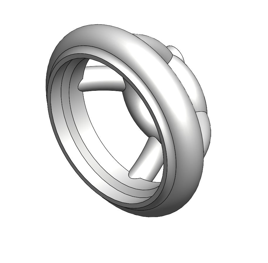 Ohrstecker extra flach